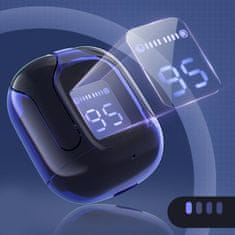 AceFast Brezžične slušalke TWS Bluetooth modre