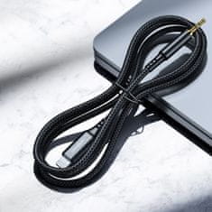 Choetech AUX avdio kabel za iPhone Lighting - mini jack 3,5 mm 2 m - črn
