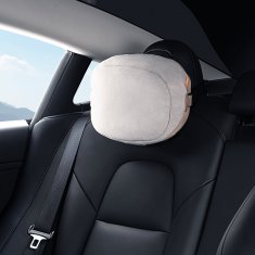 BASEUS Vozniška blazina za glavo iz 2 materialov ComfortRide Series bež