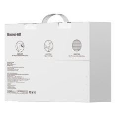 BASEUS Lumbalna blazina za avto ComfortRide črna