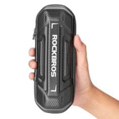 ROCKBROS Kolesarska torba za orodje, pritrjena na držalo za bidon 0,65 l – črna