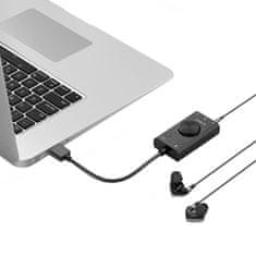Orico Zvočna kartica SC2 zunanja večnamenska USB-A - črna