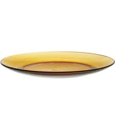 Duralex Desertni krožnik Duralex LYS AMBER oranžni premer 190 mm - komplet 6 kosov.
