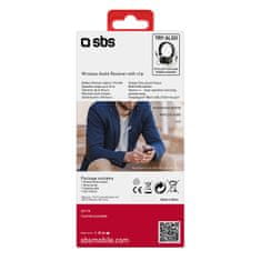 SBS Bluetooth adapter brezžični sprejemnik s kompletom stereo - siv