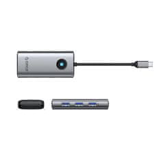 Orico Hub PW11-6P razdelilnik USB-C na USB-A USB-C HDMI - siv