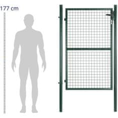 Wiesenfield Vhodna vrtna vrata iz jekla 107,5 x 196 cm