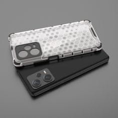 HURTEL Hibridni zaščitni etui za Xiaomi Redmi Note 12 Pro+ Honeycomb, modri