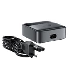AceFast Mrežni polnilnik, namizna napajalna postaja Z6 GaN 2x USB-A 2x USB-C PD 65W – črna