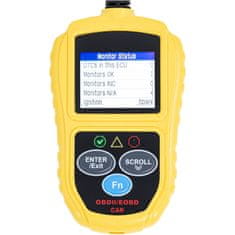 MSW Diagnostični tester za avtomobile OBD2 8-18 V VIN / ID / CVN / PCM / ECU