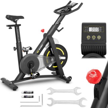 Gymrex Stacionarni treningovni spinning kolo 13 kg LCD Gymrex GR-MG13