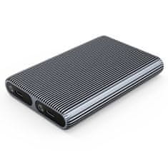 Orico Ohišje AM2C3-2N za dva diska M.2 NVME USB-C 10 Gb/s – sivo