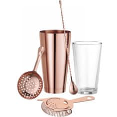 Bar Up Barmanova žlica za koktajle, dolga 385 x 35 mm – bakrena