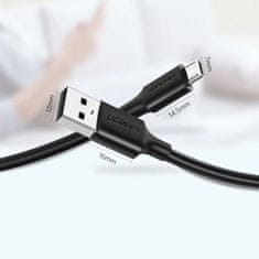 Ugreen Kabel mikro USB - USB-A 0,5 m - črn