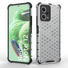 HURTEL Hibridni zaščitni etui za Xiaomi Redmi Note 12 5G / Poco X5 5G Honeycomb modri
