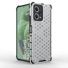 HURTEL Hibridni zaščitni etui za Xiaomi Redmi Note 12 5G / Poco X5 5G Honeycomb modri