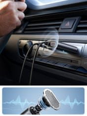 Joyroom Avtomobilski brezžični sprejemnik oddajnik Audio USB AUX TF kartica JR-CB7 siv