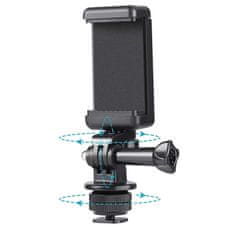 HURTEL Držalo za telefon in športno kamero GoPro z vrtljivo glavo