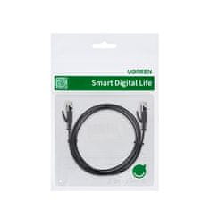 Ugreen Ploščat kabel za omrežje RJ45 LAN Ethernet Cat. 6 2 m črn