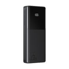 Joyroom Powerbank 10000mAh z vgrajenimi kabli USB-C iPhone Lightning - črn