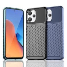 HURTEL Obrobna elastyczna etui pokrowiec do Xiaomi Redmi 12 Thunder Case czarne