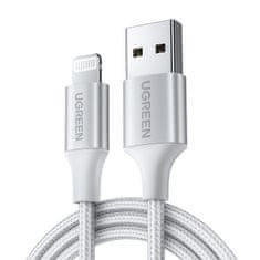 Ugreen Kabel USB-A - iPhone Lightning MFi 2 m - srebrni