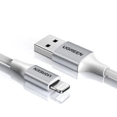 Ugreen Kabel USB-A - iPhone Lightning MFi 2 m - srebrni
