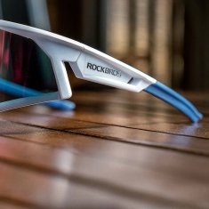 ROCKBROS Kolesarska očala s polarizacijo in UV filtrom 400, bela