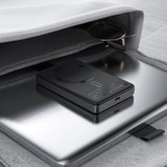 AceFast Magnetni powerbank 10000 mAh PD20W MagSafe ultra tanek – črn