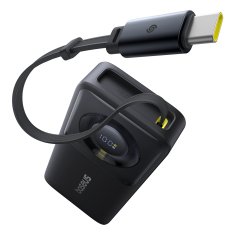 BASEUS Powerbank 10000mAh 30W z USB-C portom in raztegljivim USB-C kablom Free2Pull - črn