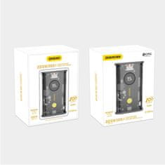 DUDAO Powerbank K16Pro 20000mAh USB-A USB-C 22,5W PD črn