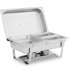 Royal Catering Bufetski grelnik za jedi za paste, grelnik 1/2 GN + 2x 1/4 GN