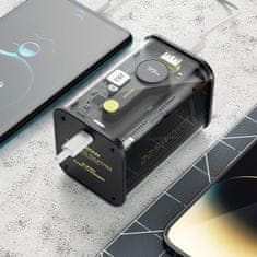 DUDAO Powerbank K16Pro 20000mAh USB-A USB-C 22,5W PD črn