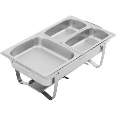 Royal Catering Bufetski grelnik za jedi za paste, grelnik 1/2 GN + 2x 1/4 GN