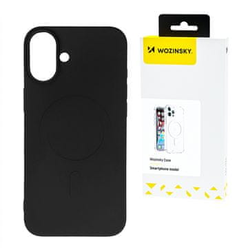WOZINSKY Silikonska torbica za Samsung Galaxy S24 FE Silicone Case MagSafe - črna