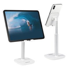 Choetech Stojalo za telefon ali tablico z nastavljivo višino, belo-srebrno