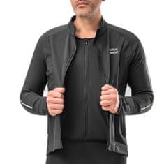 ROCKBROS Kolesarska majica z dolgimi rokavi za toplo jesen/zimo XL - črna