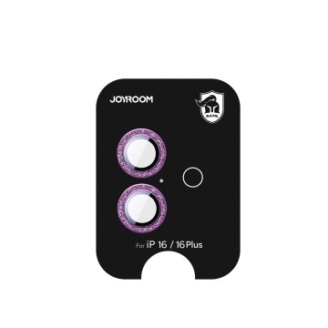 Joyroom Zaščitno steklo za objektive iPhone 16/16 Plus - roza