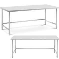 Royal Catering Delovni pult iz jekla 200 x 90 cm do 100 kg