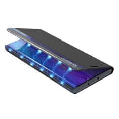 HURTEL Etui pokrowiec za Samsung S24 Ultra z magnetyczną klapką New Sleep View Case czarne