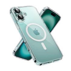 Ugreen Etui Classy Clear Magnetic za iPhone 16 Plus - prozoren