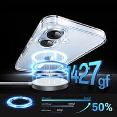 Ugreen Etui Classy Clear Magnetic za iPhone 16 Plus - prozoren