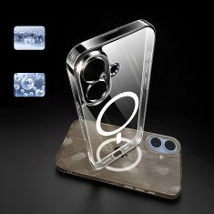 Ugreen Etui Classy Clear Magnetic za iPhone 16 Plus - prozoren