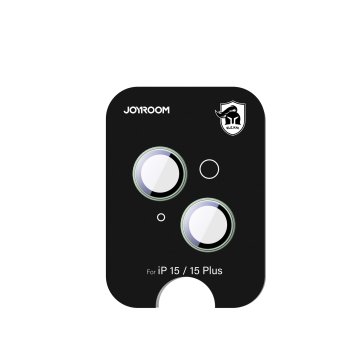 Joyroom Zaščitno steklo za objektive iPhone 15/15 Plus - zeleno