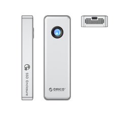 Orico Ohišje za disk OUM2-G20 M.2 NVME USB-C 20 Gb/s – srebrna