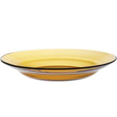 Duralex Globoka krožnik Duralex LYS AMBER oranžna 230 x 35 mm - set 6 kosov.