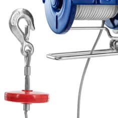 MSW Električni vitli z vrvjo 1350 W 12 m 400 kg