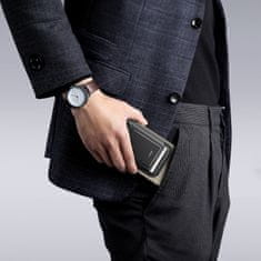 Ugreen Magnetic Wallet MagSafe denarnik za kartice s stojalom - črn