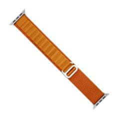 HURTEL Pasek z jekleno zaponko Alpine za Apple Watch 38/40/41 mm oranžna