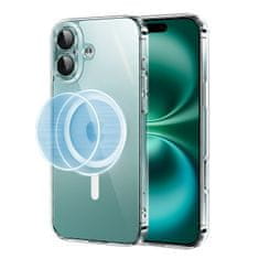 Ugreen Etui za iPhone 16 Classy Clear Magnetic z MagSafe - prozoren