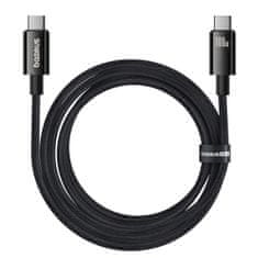 BASEUS Kabel Tungsten Gold USB-C 100 W 4K 20 Gb/s 60 Hz 1,5 m – črn